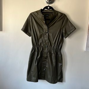 Lucy Paris Vegan Leather Dress